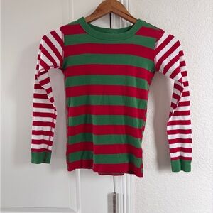 Christmas Hanna Andersson Festive Striped pajama set - Red and Green